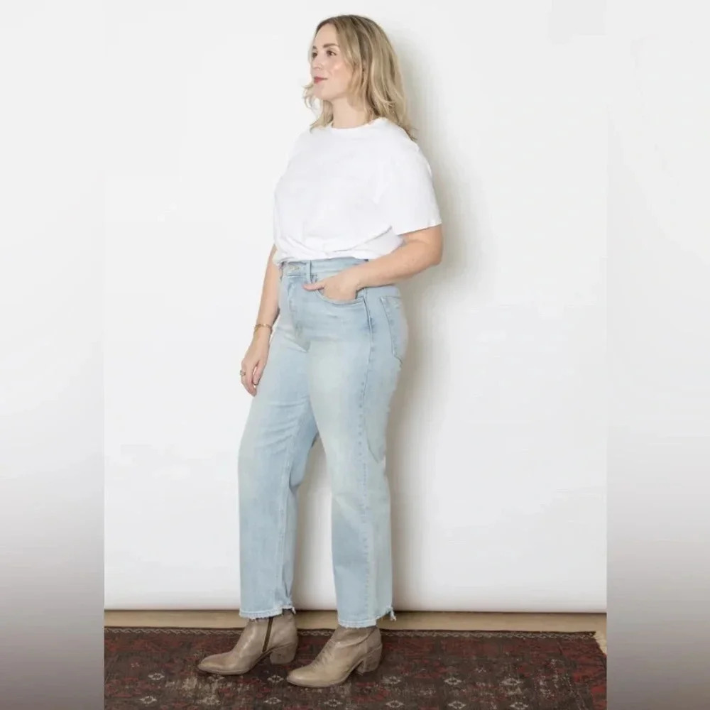 NWT Etica Tyler Vintage Current Straight Jeans ($278 retail) - Picture 5 of 11